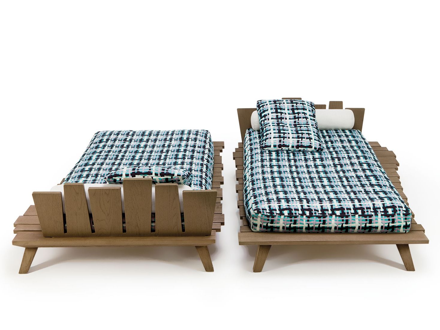 Садовая кровать из тикового дерева Ethimo Rafael ARCH-00024725 - Вид №2