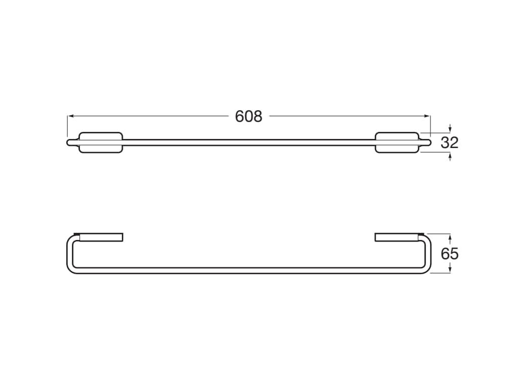 Металлический держатель для полотенец Roca ARCH-00151371 - Вид №8
