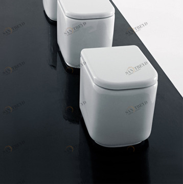 40031 Приставной унитаз напольный Зеленый Althea Ceramica Design D-Style Италия