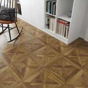 Модульный паркет Da Vinci Jennet Орех Европейский (Грецкий) Натур (Гладкая) 422х422 мм.