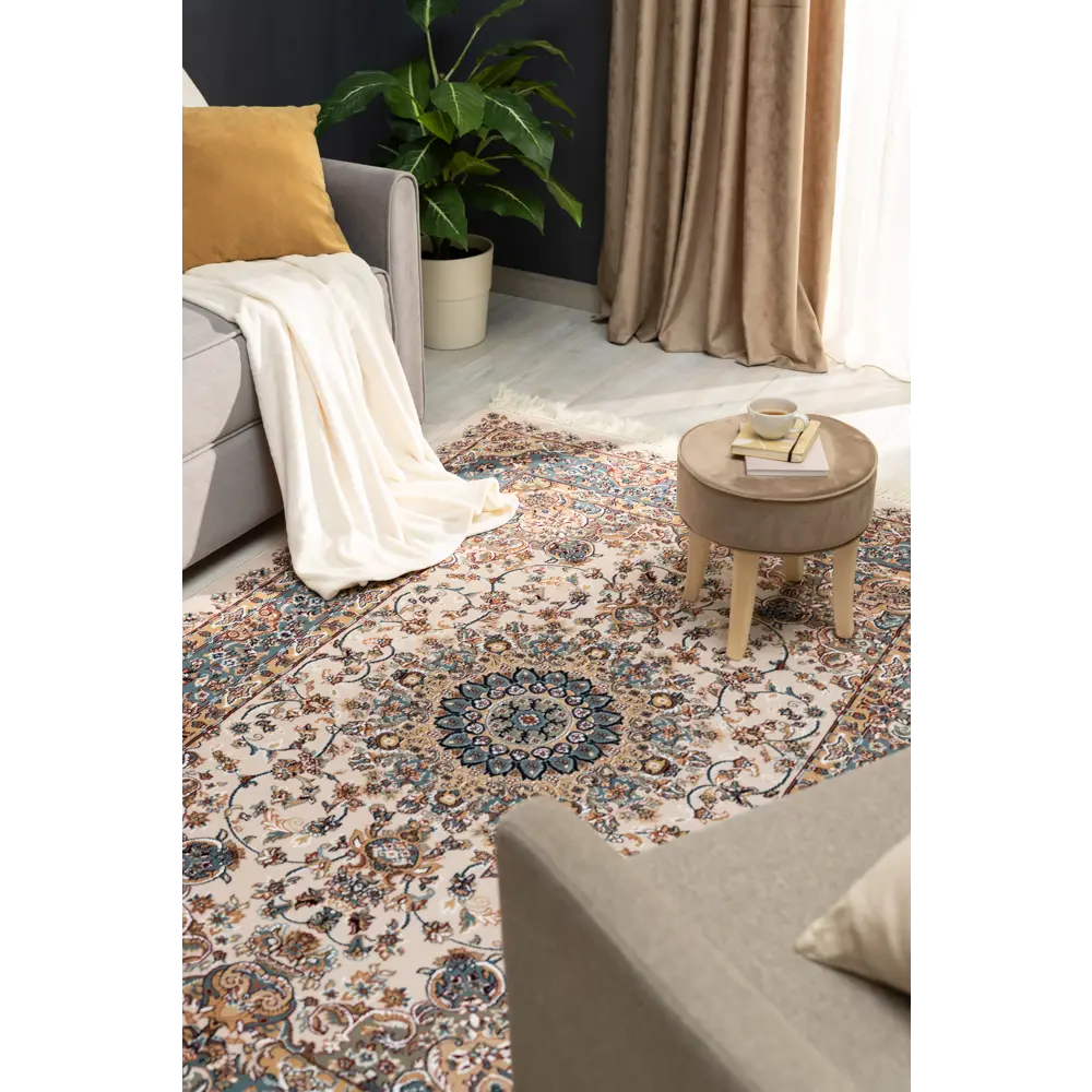Ковер полипропилен Шахреза D206KМ 160x220 см цвет кремовый 82172863 STLM-2163341 MERINOS  - Вид №5