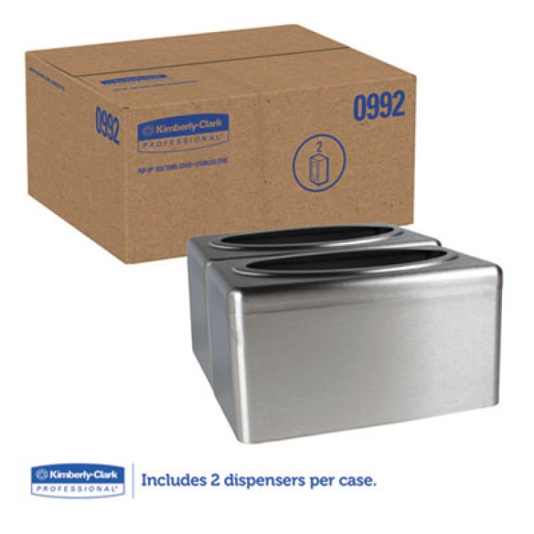 9924 Kimberly Clark Диспенсер настольный для листовых бумажных полотенец из нержавеющей стали Kimberly Clark Professional 9924 матовый  - Вид №2