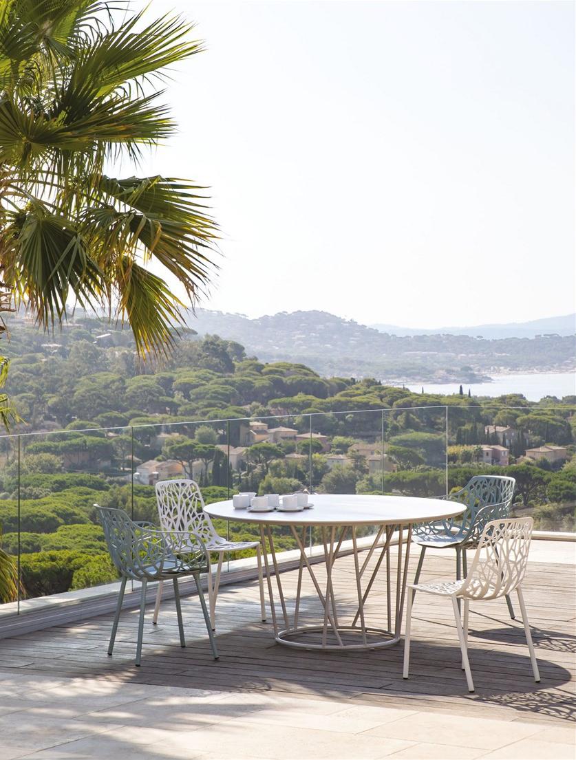 FAST Круглый алюминиевый садовый столик Wild sun-id-1357464 - Вид №1