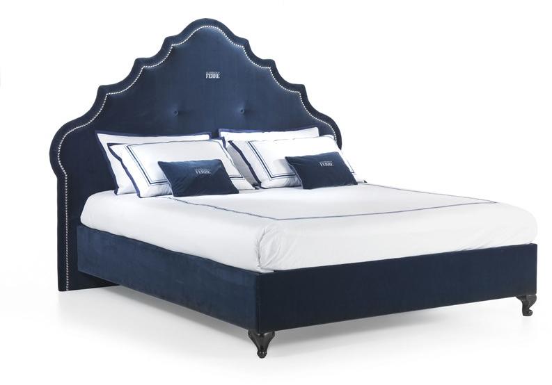 Gianfranco Ferré Home Кровать king size с обивкой из бархата sun-id-1416083 - Вид №1