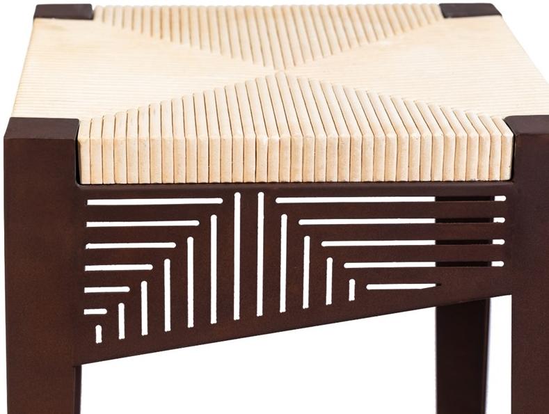 TrackDesign Высокий табурет из стали Corten ™ с подставкой для ног  Sp0468000  - Вид №3