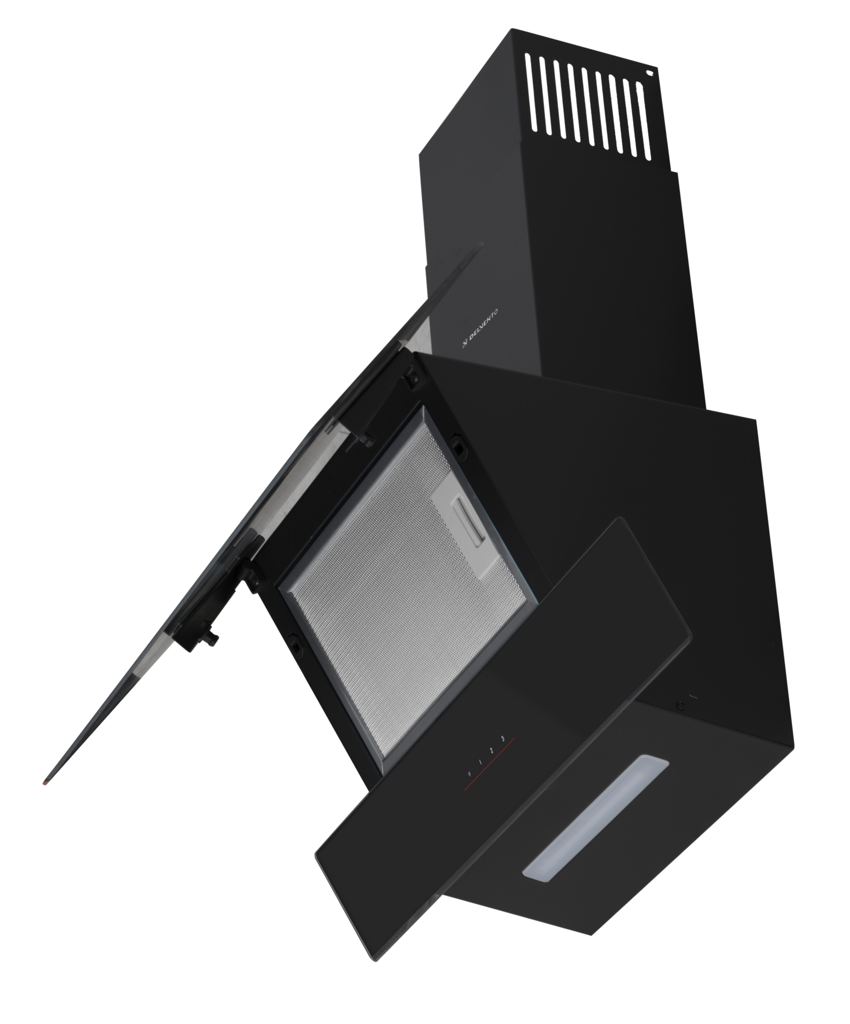 9140892 Вытяжка наклонная Delvento DLV61D1 белый/белый STDN-0022575 - Вид №3