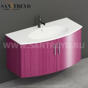 MDMA10Y6077 Тумба с двумя створками 98 см розовая Globo 4ALL Италия