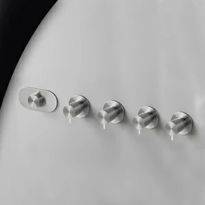 Термостат для душа матовая сталь с серой ручкой Toki Radomonte TKI57SCIL29