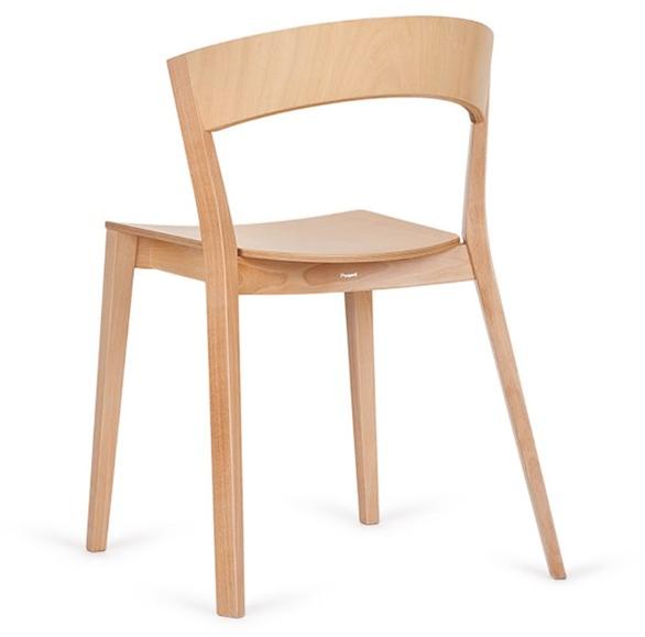 Paged Штабелируемый деревянный стул с открытой спинкой sun-id-1465798 - Вид №1