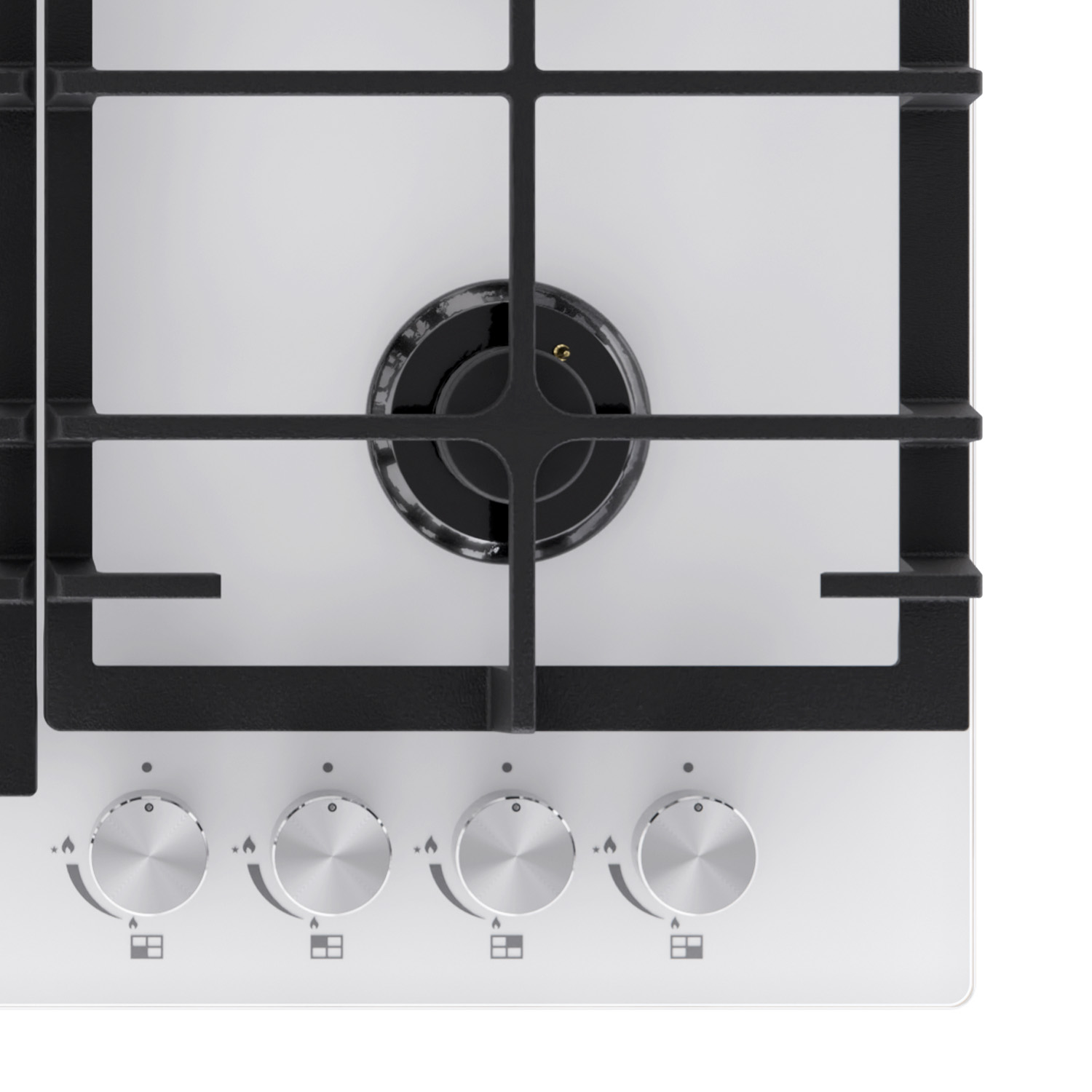 9242196 Газовая варочная поверхность LEX GVG 642-1 WH STDN-0096060 - Вид №6