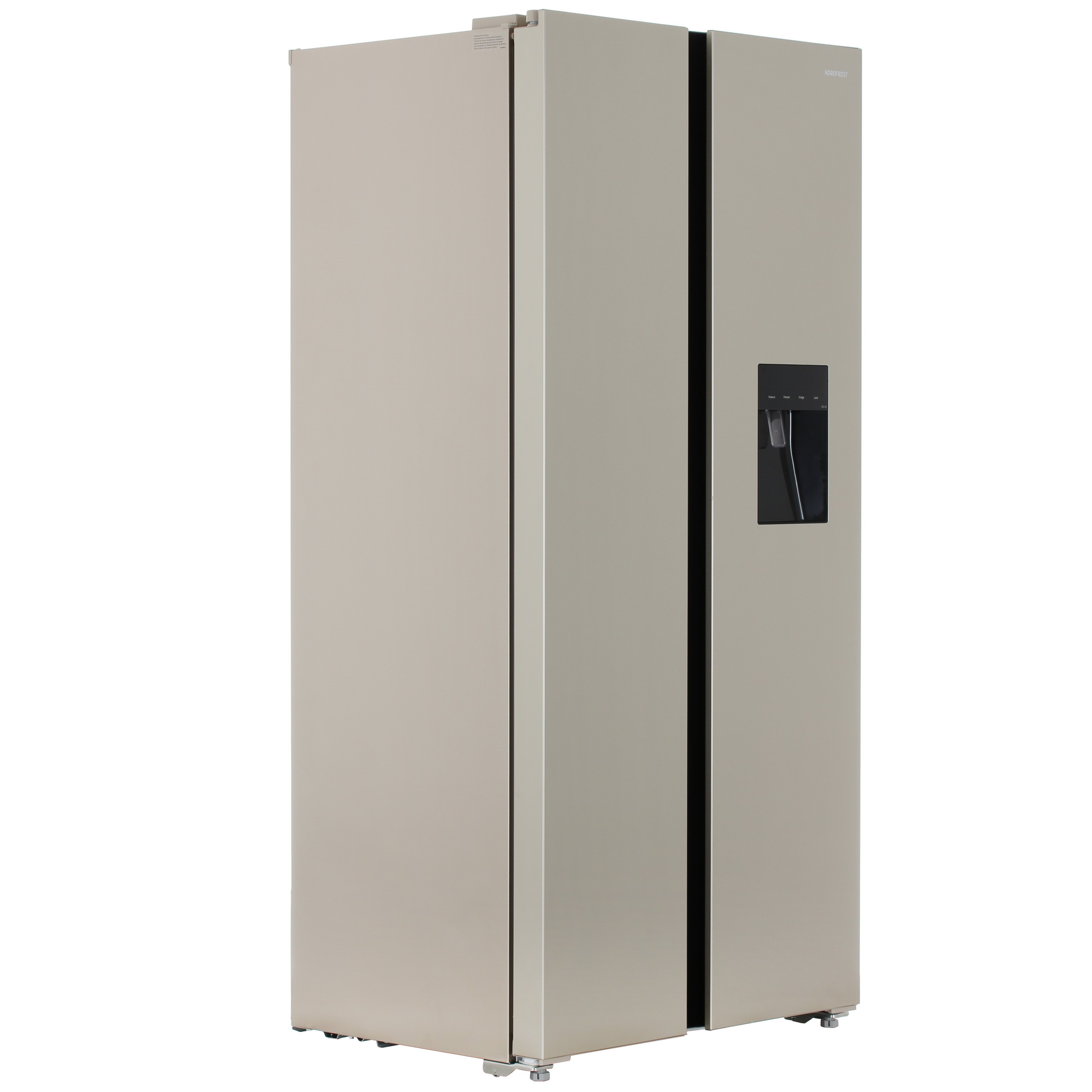 9069187 Холодильник Side by Side   Nordfrost RFS 484D NFH золотистый STDN-0023742