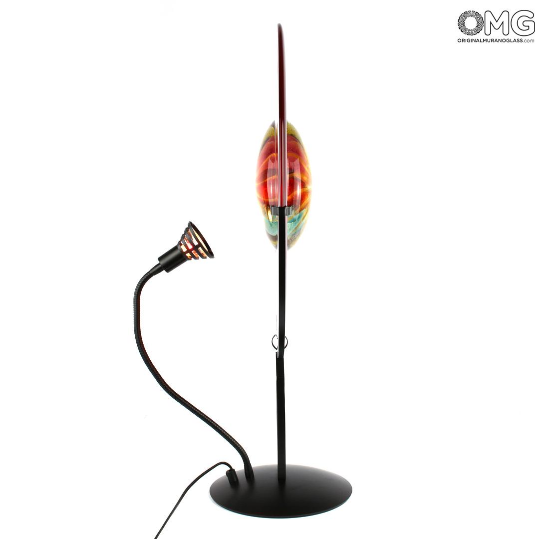 3921 ORIGINALMURANOGLASS Настольная лампа Небо - муранское стекло OMG 22 см  - Вид №1