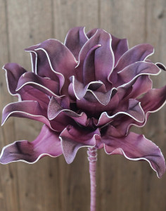 7898 222 a3 Искусственный протея мягкий цветок, 38 см, темно-фиолетовый H-andreas