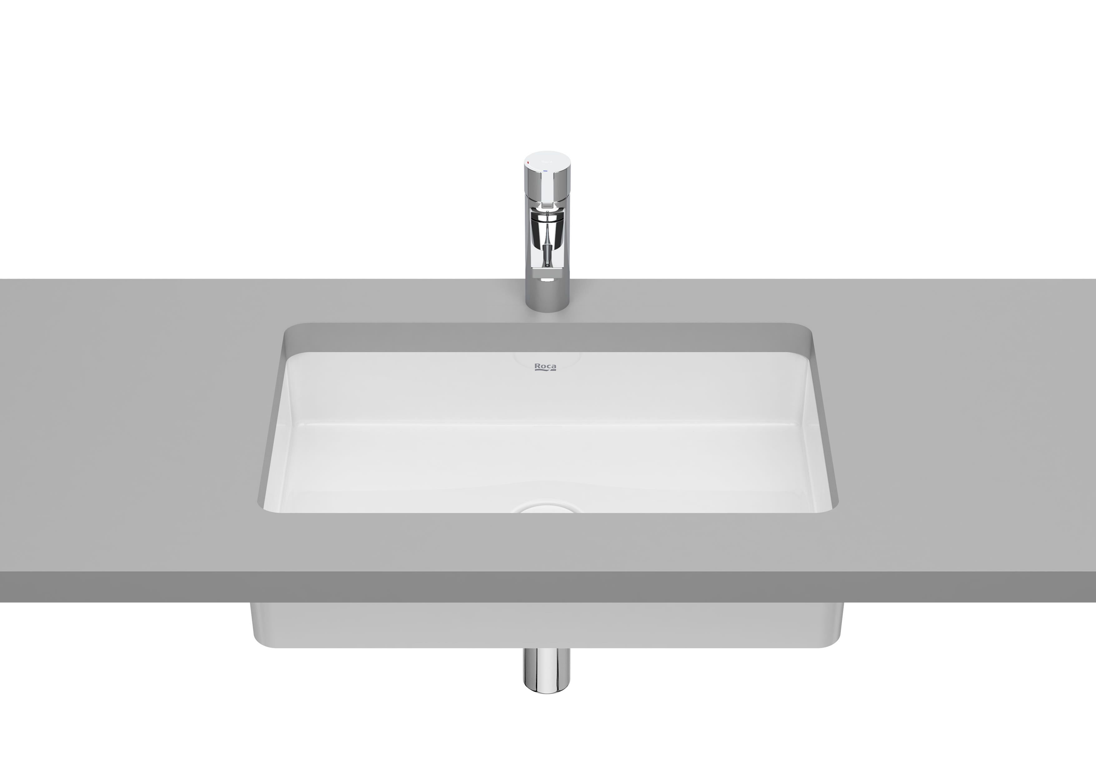 Керамическая прямоугольная встраиваемая раковина Roca Inspira ARCH-00090451 - Вид №2