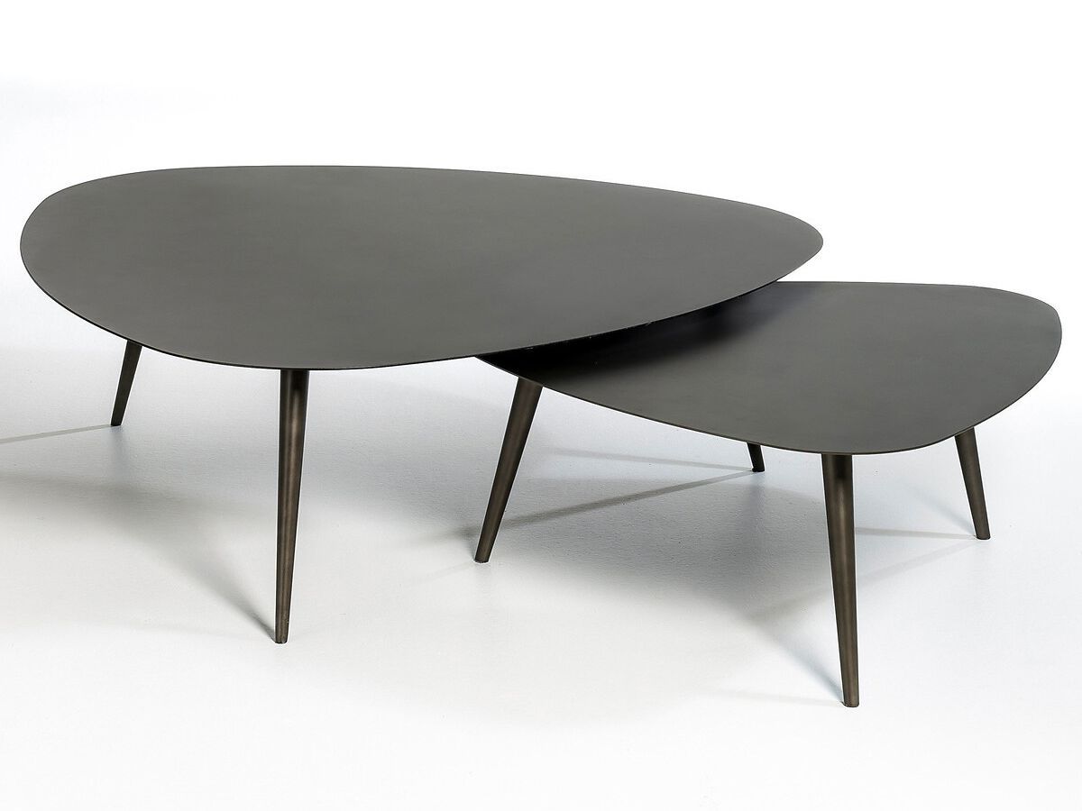 Низкий металлический журнальный столик AMPM THÉOLEINE ARCH-00031839