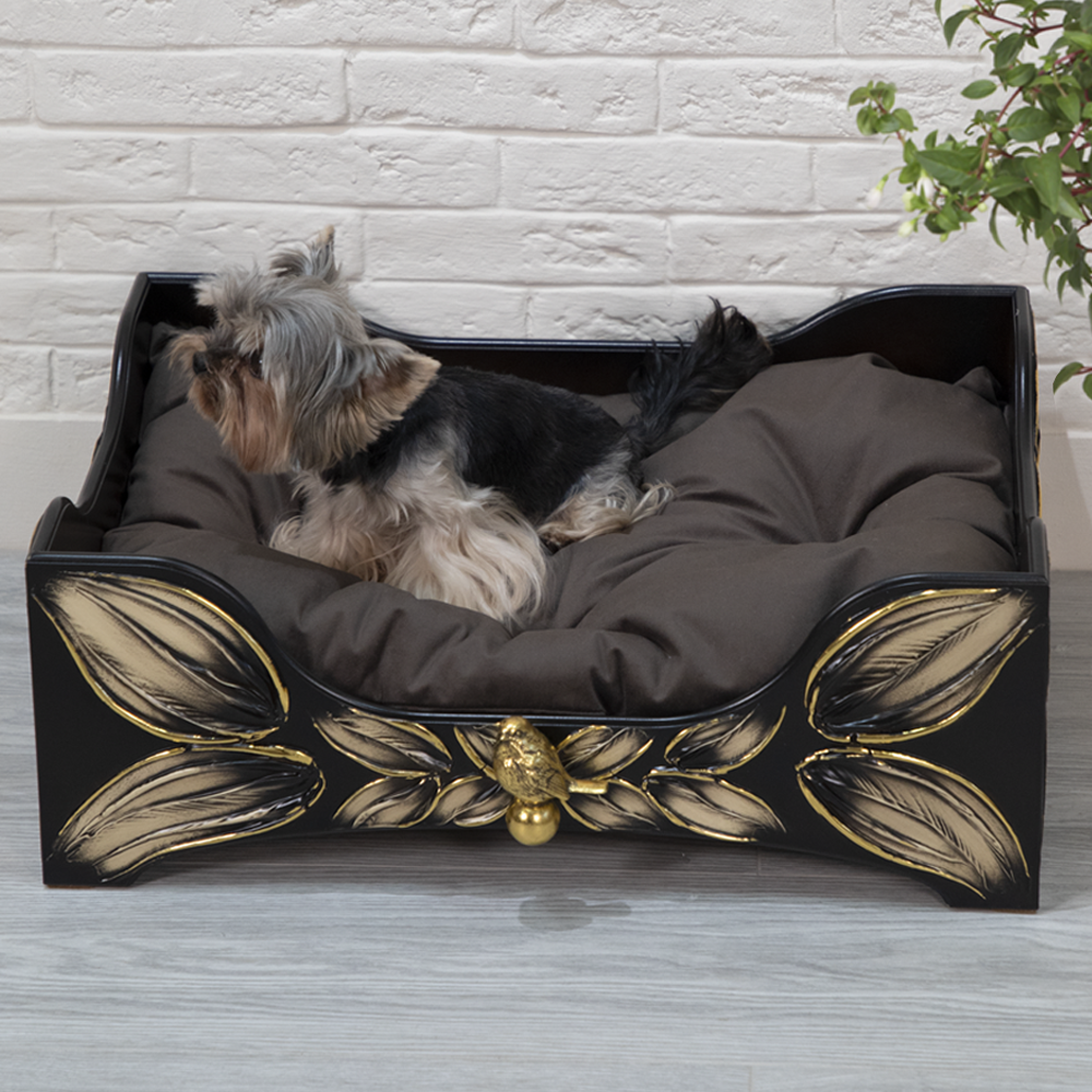 71197 Лежанка для животных Лакшери Каштан BOGACHO 4627196595965