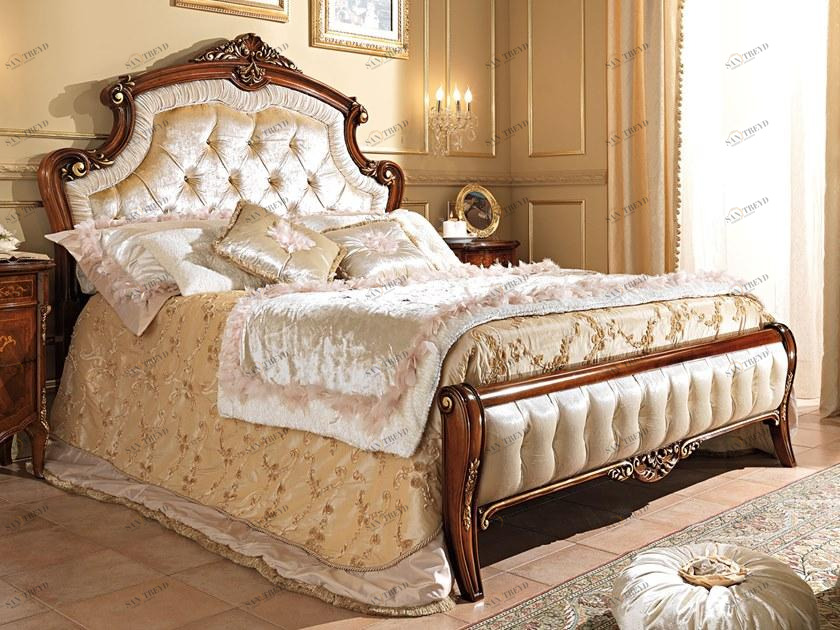 Barnini Oseo Двуспальная кровать из ткани с тафтинговым изголовьем Reggenza 1202 - 1203