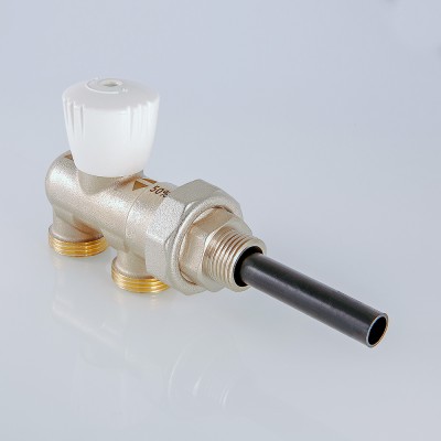 VT.022.N.E04100 Узел инжекторный для подключения радиатора Valtec 1/2" х 100 % х 3/4, "евроконус"  - Вид №1