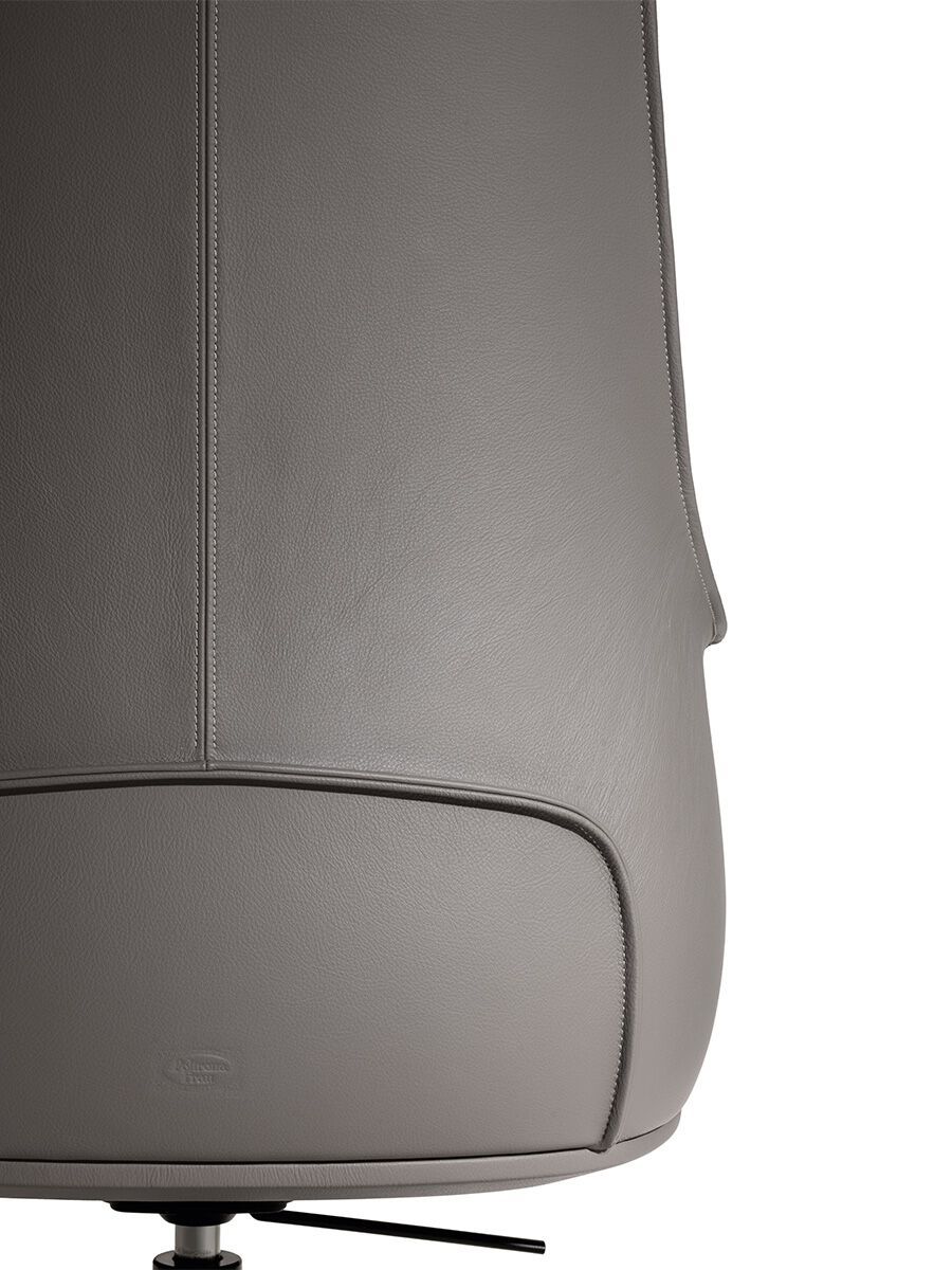 Кожаный офисный стул с высокой спинкой Poltrona Frau офис-офисные кресла ARCH-00090624 - Вид №8