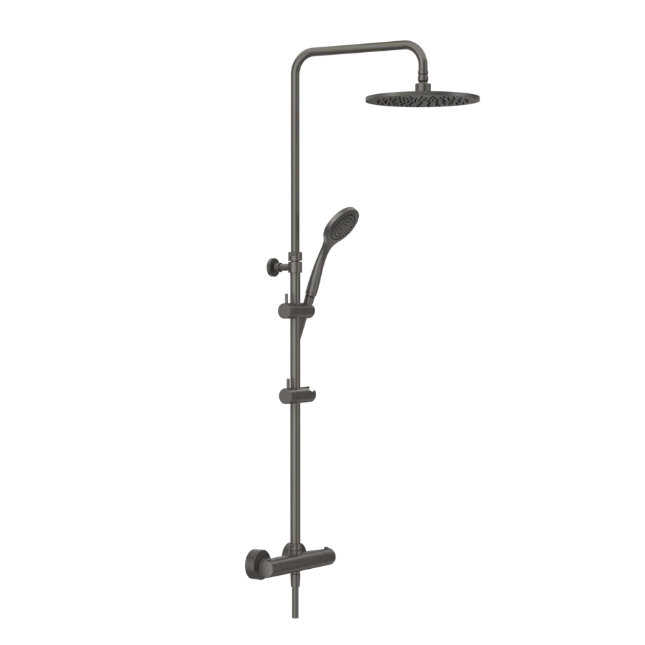 Душевая колонка 35175 707 Gessi Minimalistic shower ЧЕРНЫЙ МЕТАЛЛ BR. PVD 35175707