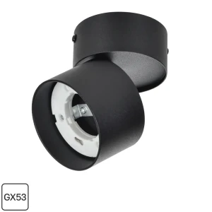 Спот поворотный IEK 4040 1 лампа GX53 2 м² цвет черный