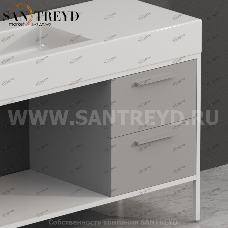 S04548NO2 Тумба с 2 ящиками Globo Ceramica Globo INCANTHO