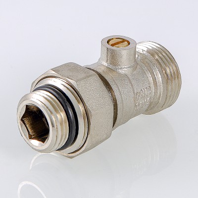 VT.345R.N.05 Кран для нижнего подключения радиатора Valtec 1/2" х 3/4, "евроконус"  - Вид №3