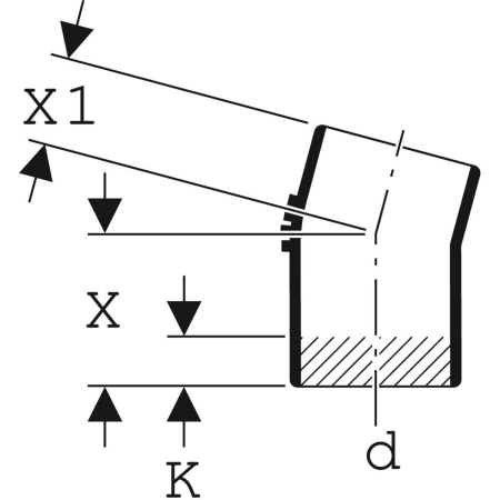 305.670.14.1 Отвод Geberit Silent-db20 Geberit  - Вид №9