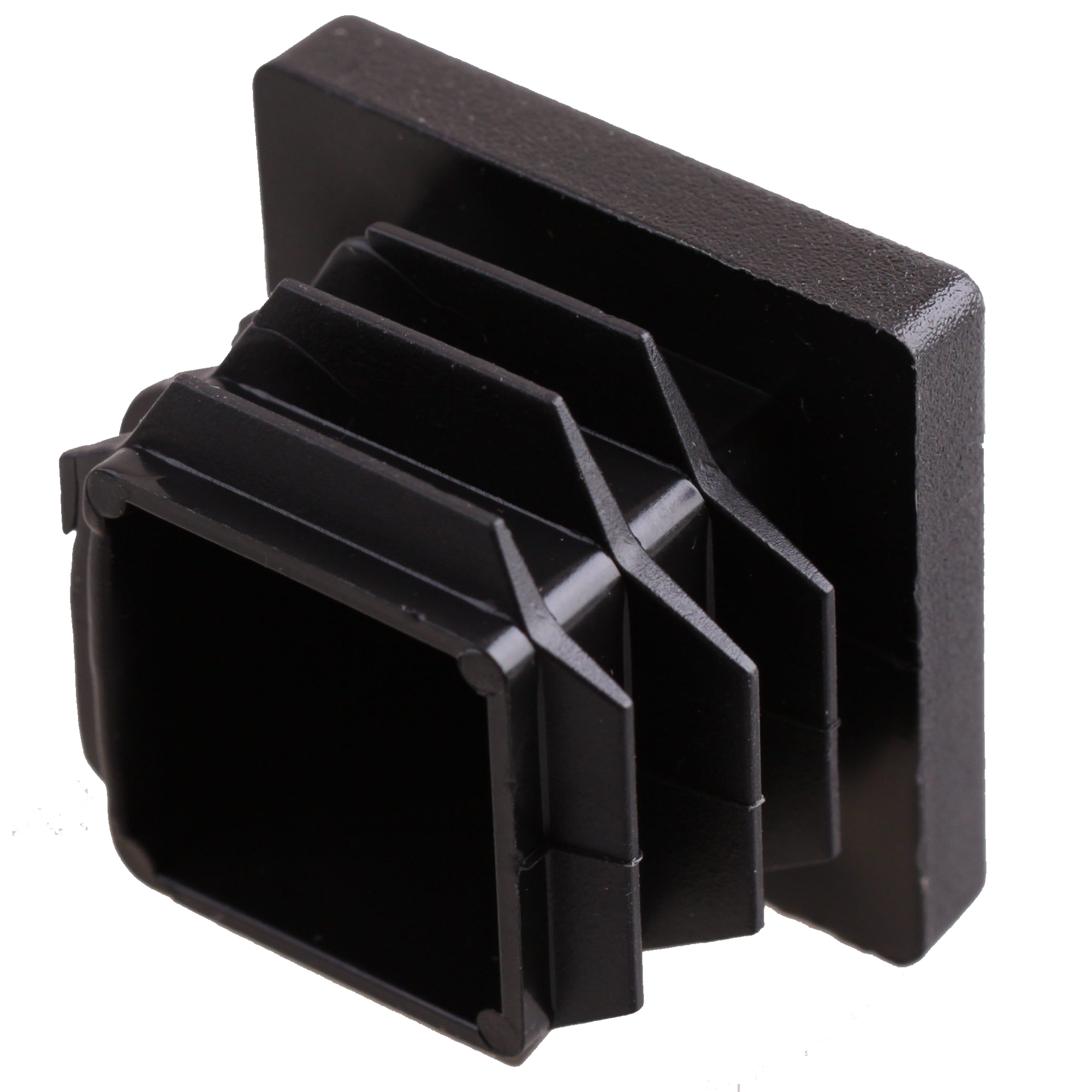 85868561 Заглушка для трубы 30x30 мм пластик, цвет черный STLM-0065809 Santreyd  - Вид №1