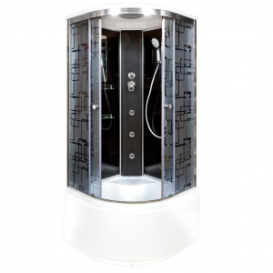 ЕМ1511 R N с гидромассажем (гм.) Душевая кабина DETO Серия EM