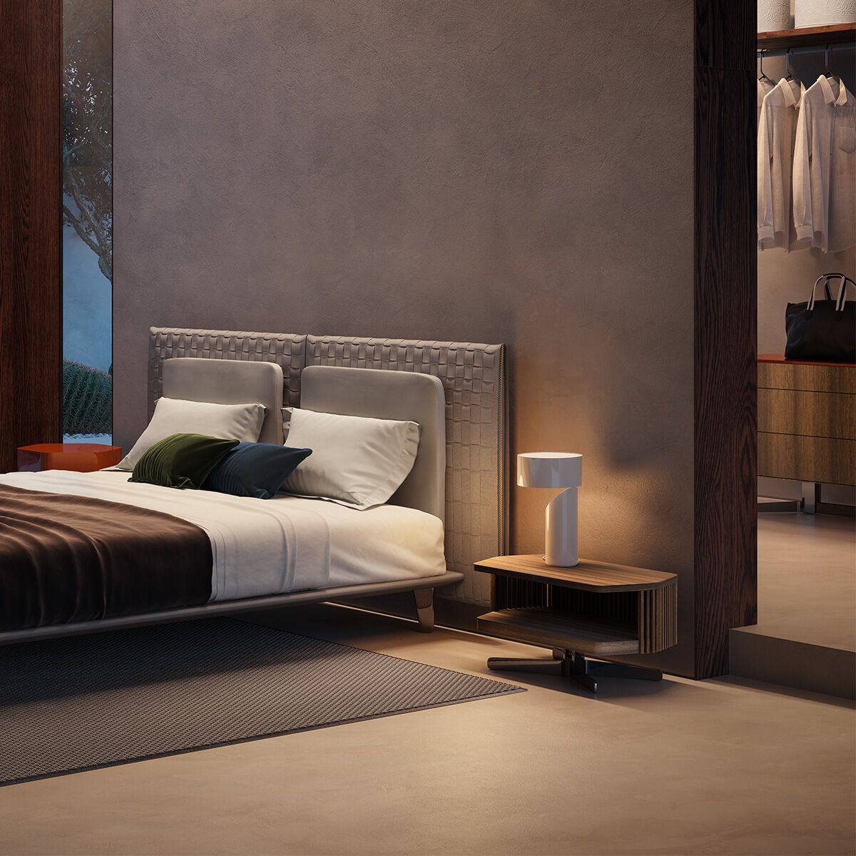 Тумбочка из массива дерева Natuzzi Italia кампус ARCH-00075799 - Вид №2