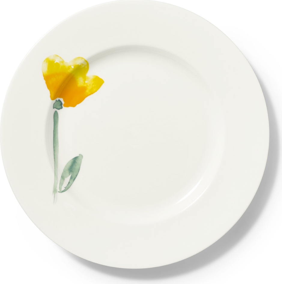 10639840 Dibbern Тарелка подстановочная Dibbern "Впечатление.Нарциссы" 31см Фарфор 