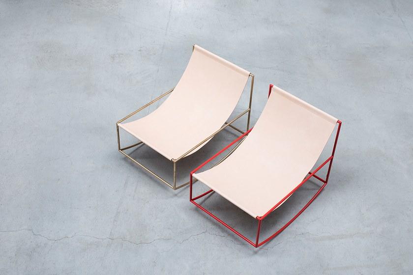 valerie_objects Кресло-качалка из латуни с подлокотниками  V9018019  - Вид №12