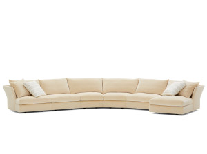 Секционный диван из ткани