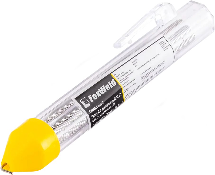 Припой Сварис ПОС-61 с канифолью для электроники, 1 мм, 17 г 84333175