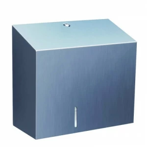 BSM202 Держатель рулона туалетной бумаги STELLA DUO с держателем рулона, диаметр бумаги до 20 см, матовая сталь Merida