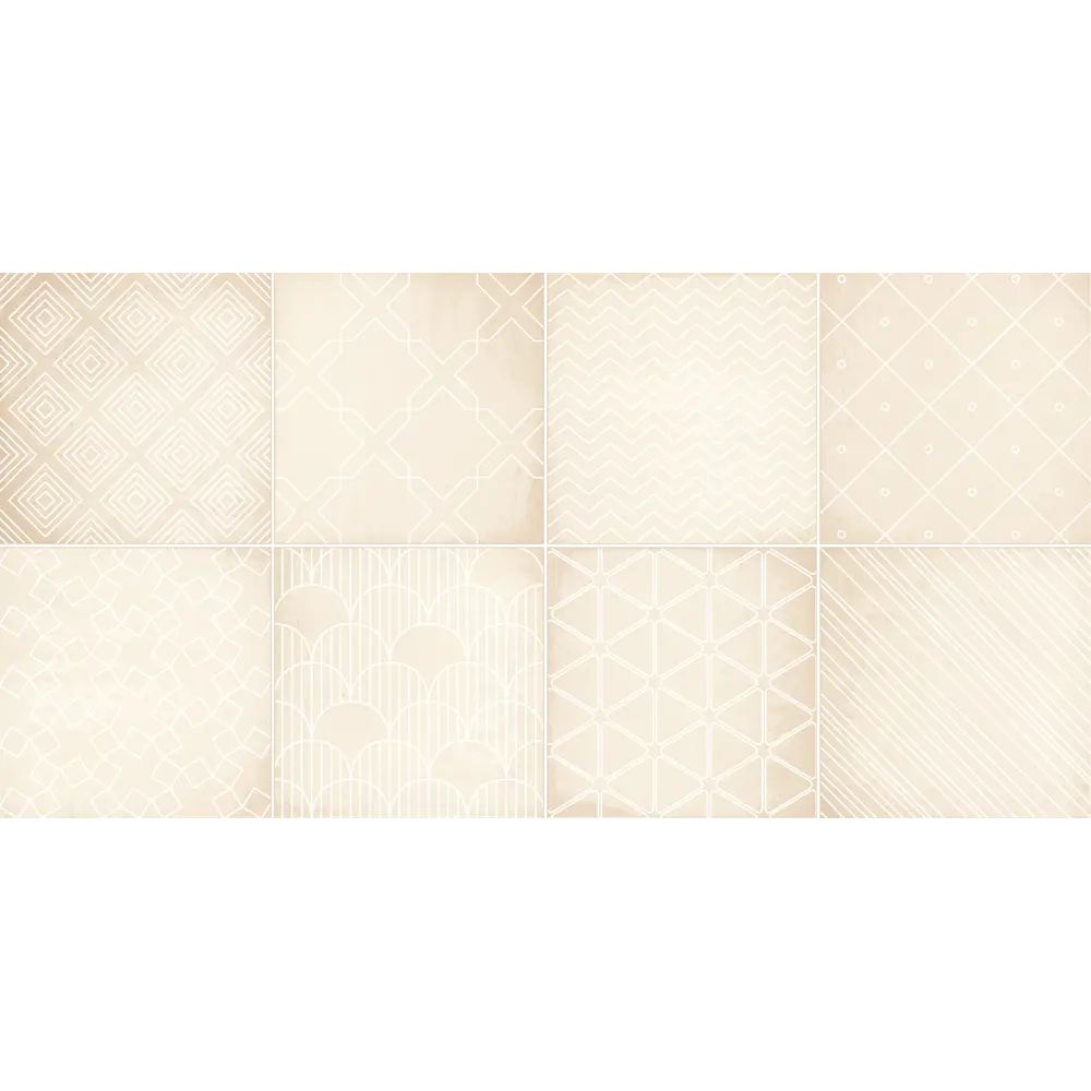 Плитка настенная Alma Ceramica Richard 24.9x50 см 1.1205 м² глянцевая цвет бежевый 84723454 STLM-2168227