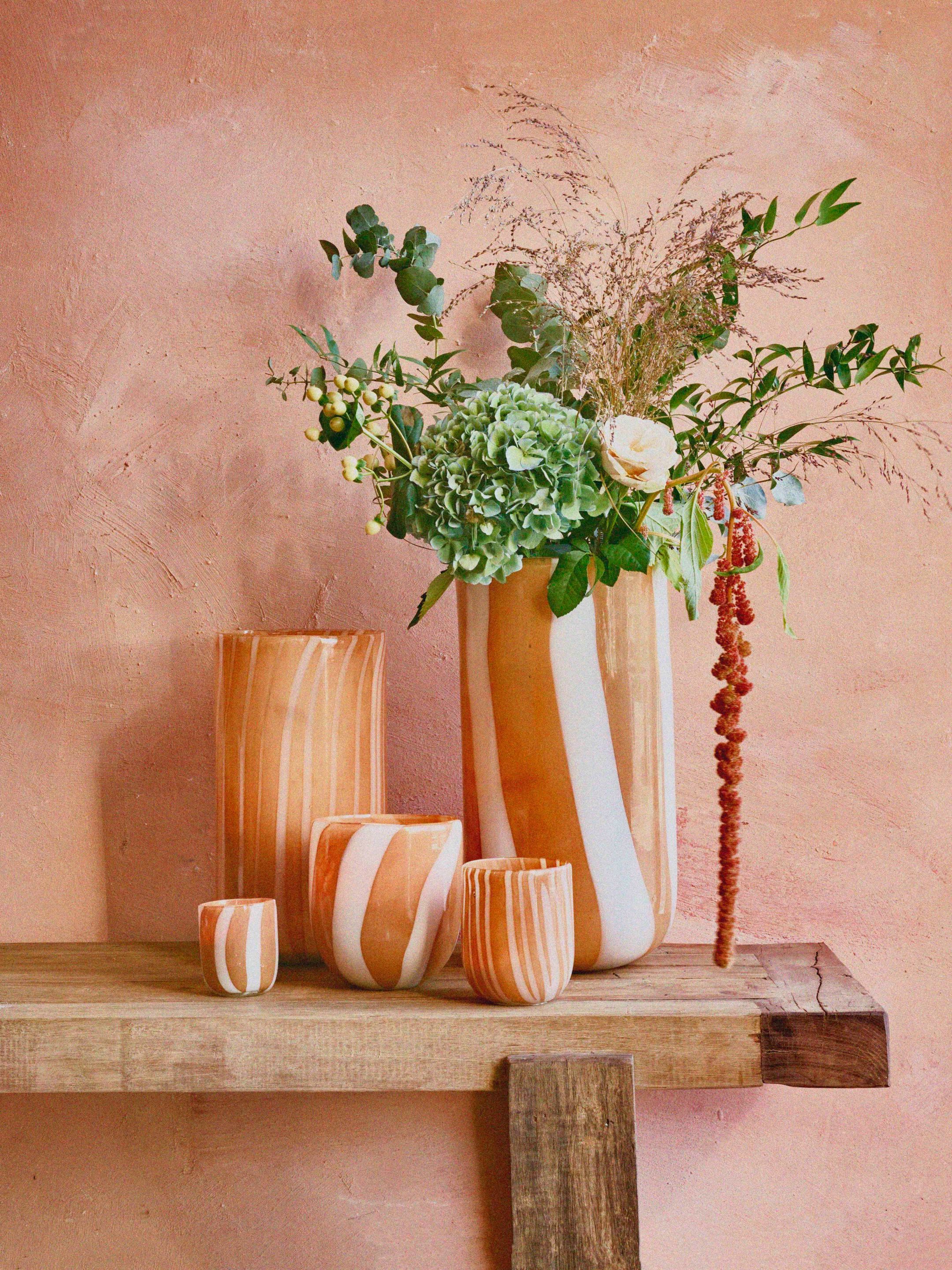 Круглая ваза из дутого стекла POMAX Канны ARCH-00042035 - Вид №7