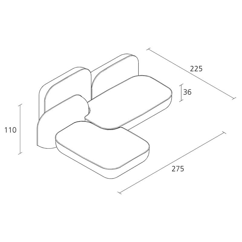 Модульный диван Alias Okome ARCH-00094931 - Вид №2