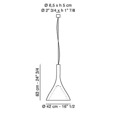 Пластиковый подвесной светильник Vgnewtrend InsideOut ARCH-00045141 - Вид №8