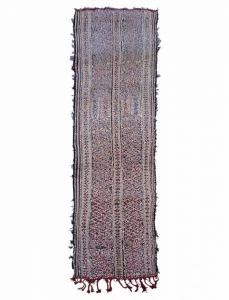 AFOLKI Прямоугольный шерстяной коврик с длинным ворсом и узором Zemmor Taa37be