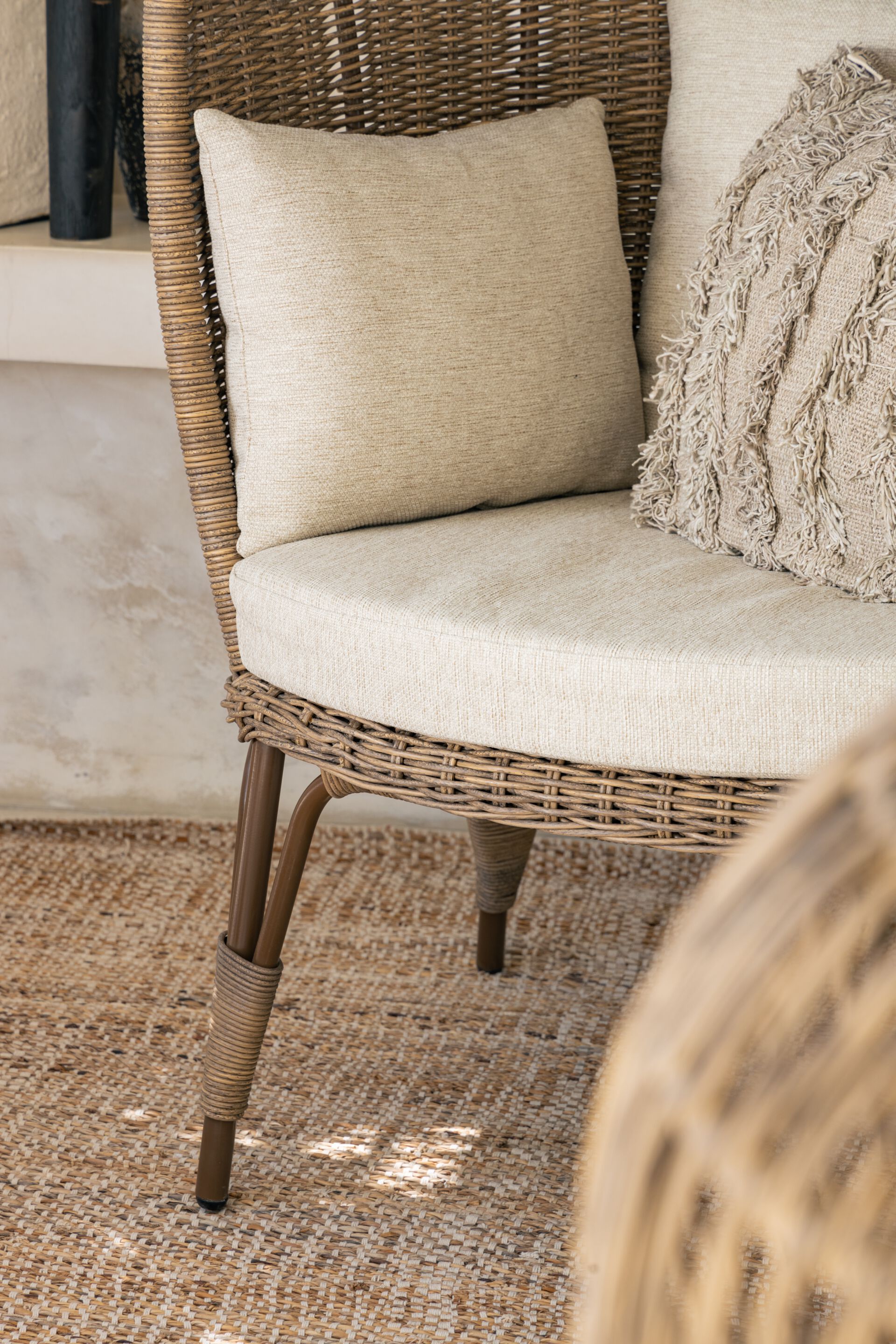 Садовое кресло из синтетического волокна с высокой спинкой cbdesign Long Beach ARCH-00090657