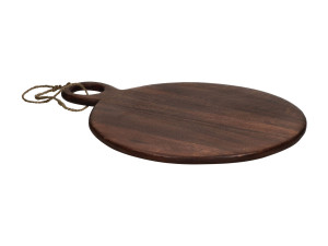 Круглая манго разделочная доска с ручкой