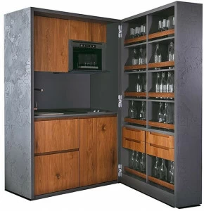 Maiullari Выдвижная деревянная мини-кухня