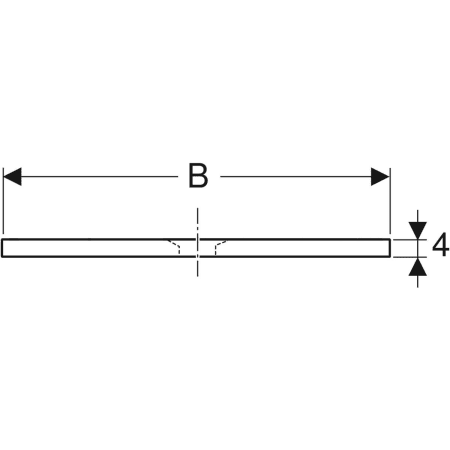 550.761.00.1 Прямоугольный душевой поддон Geberit Olona Geberit  - Вид №4