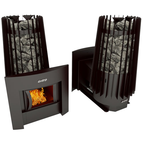 Печь для бани GRILL'D Cometa 180 Vega PRO Window с закрытой каменкой 6582 - Вид №1