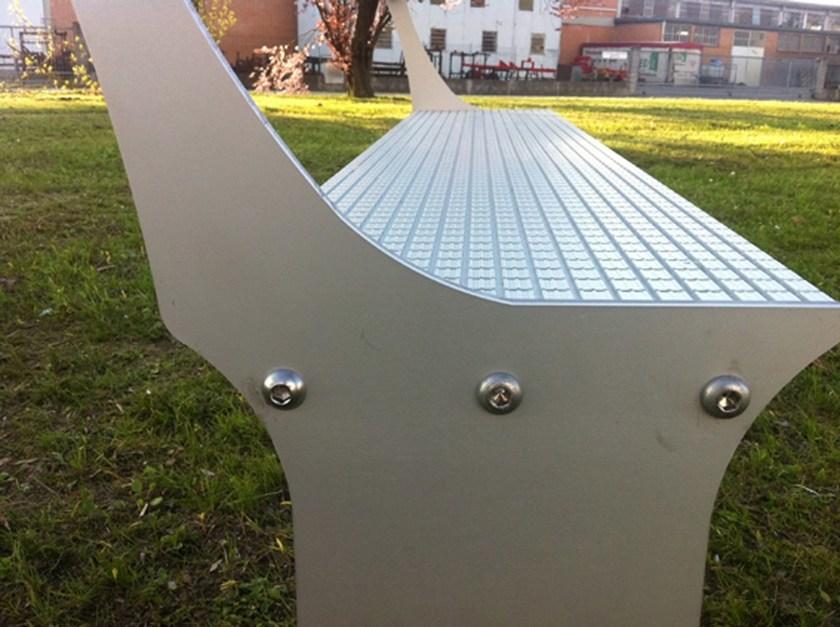 ALUSCALAE Лежащая алюминиевая скамья со спинкой sun-id-1434476 - Вид №2