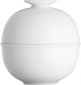 10642804 Furstenberg Чаша с крышкой Furstenberg "Вагенфельд" 11см (белая) Фарфор