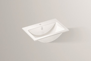 2202000401 Встраиваемая раковина, eb.r585h, белая, противомикробное Alape серия R