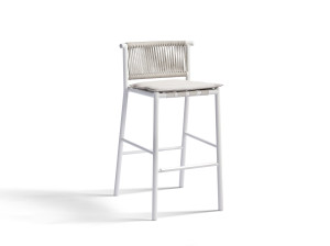 Высокий веревочный садовый стул
